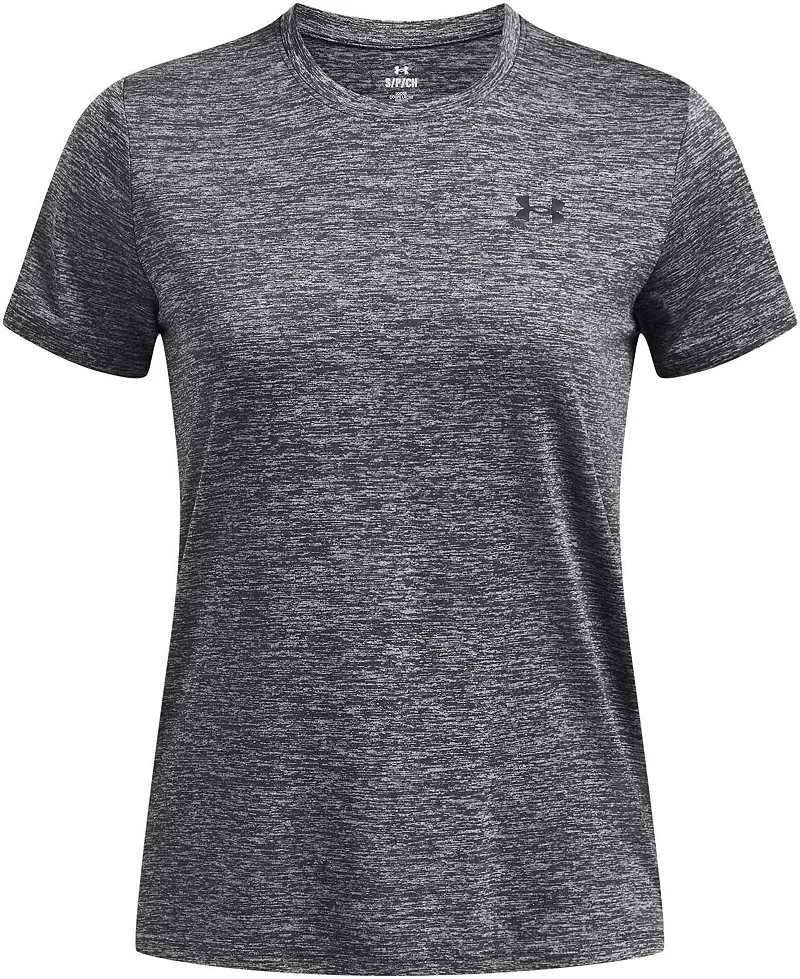 

Женская футболка с короткими рукавами Under Armour Tech Twist, цвет Castlerock/Black