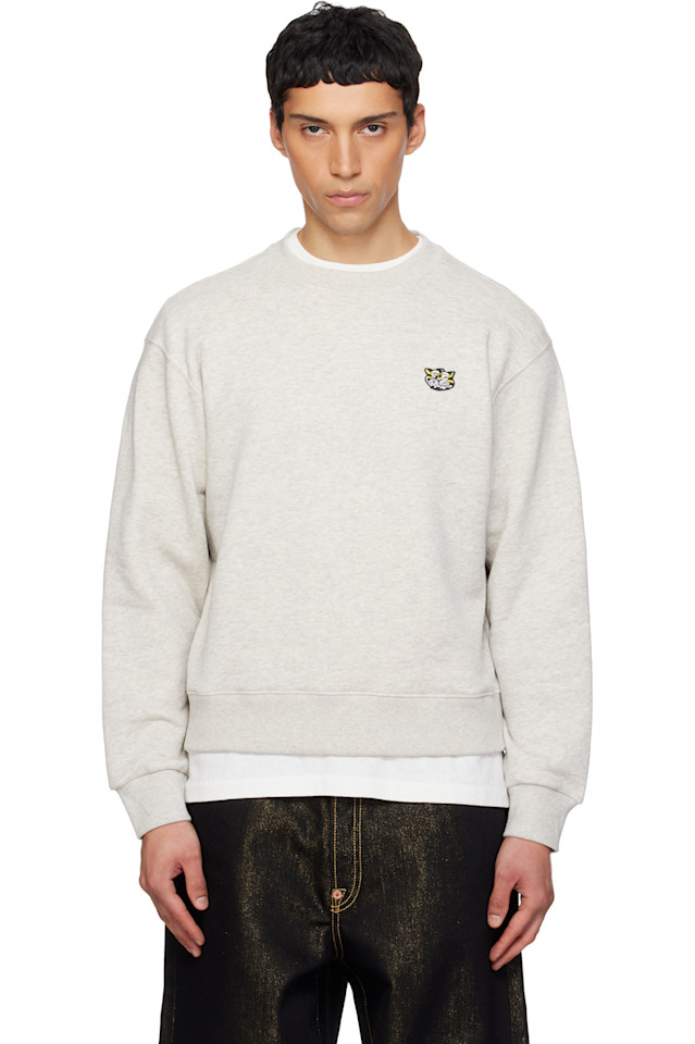 

Kenzo Серая толстовка Kenzo Paris с вышивкой "Kenzo Wild Tiger", Серый, Kenzo Серая толстовка Kenzo Paris с вышивкой "Kenzo Wild Tiger"