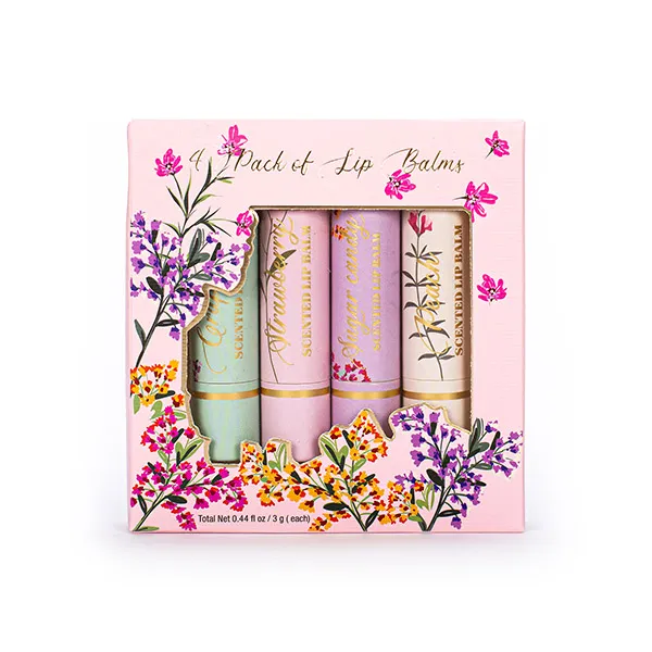 

Набор бальзамов для губ Secret Garden Lip Balms Tri-Coastal, 1 UD