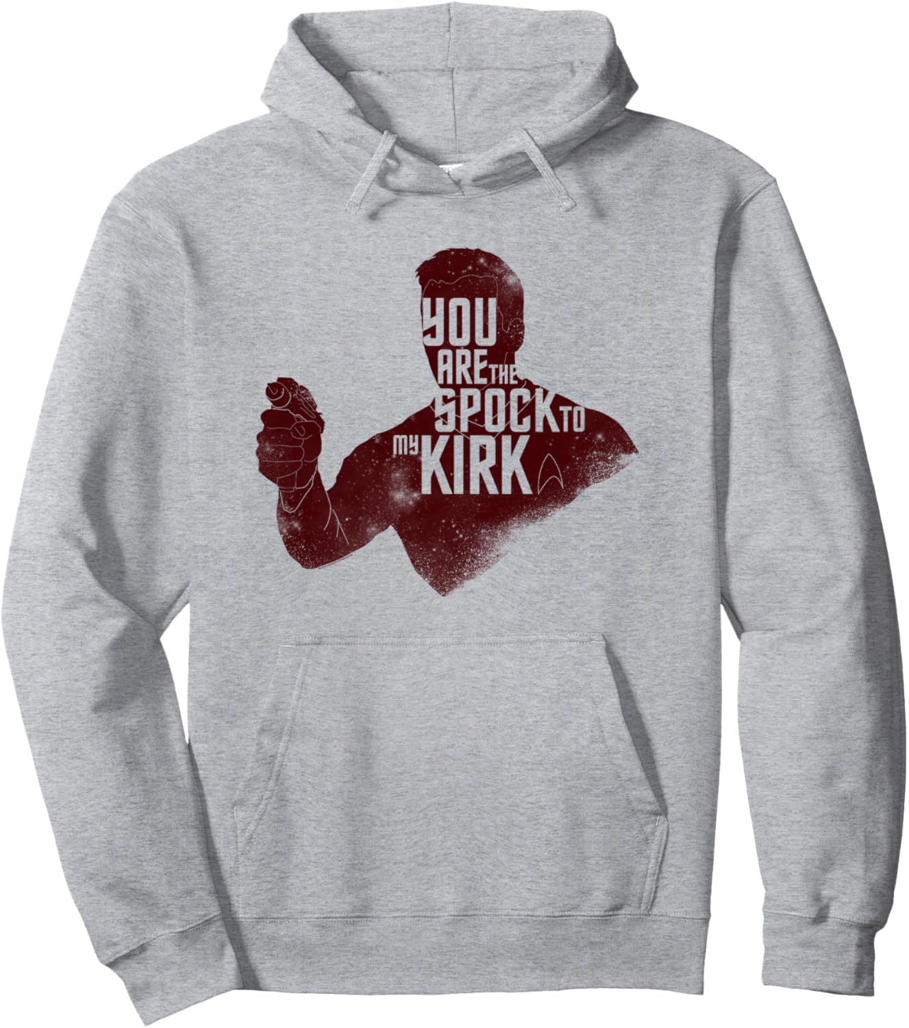 

Красная толстовка Star Trek Spock To My Kirk Valentine's Day