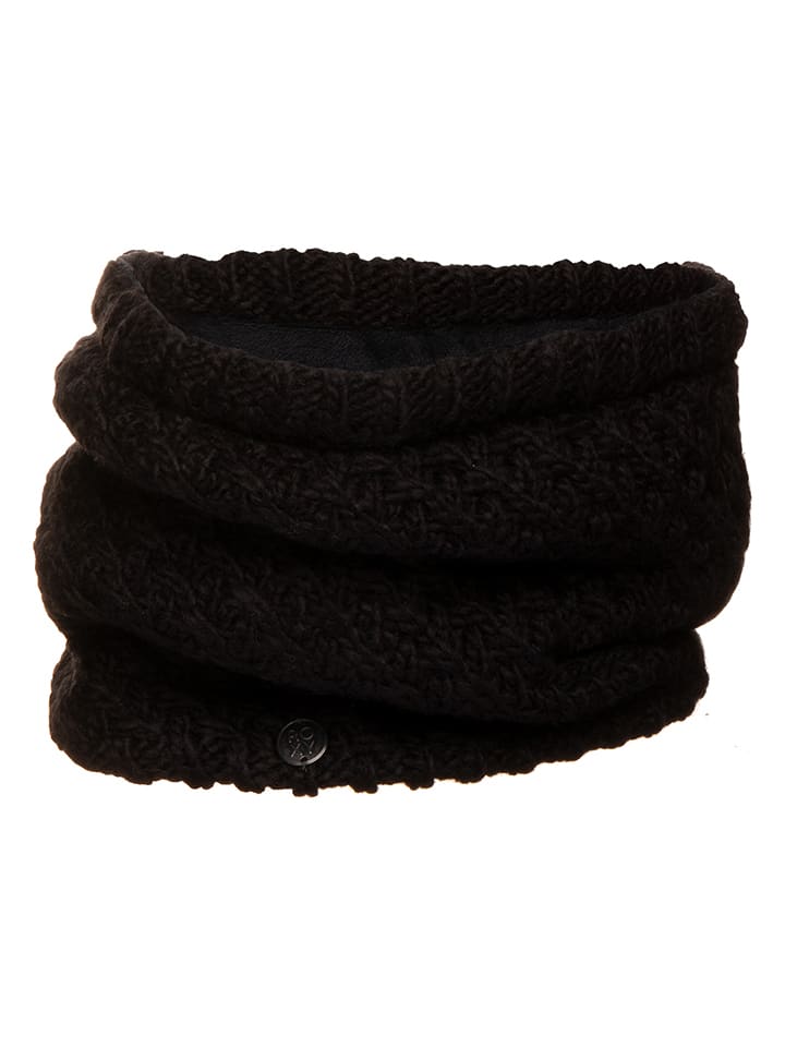 

Roxy Шарф-петля "Метель" черного цвета