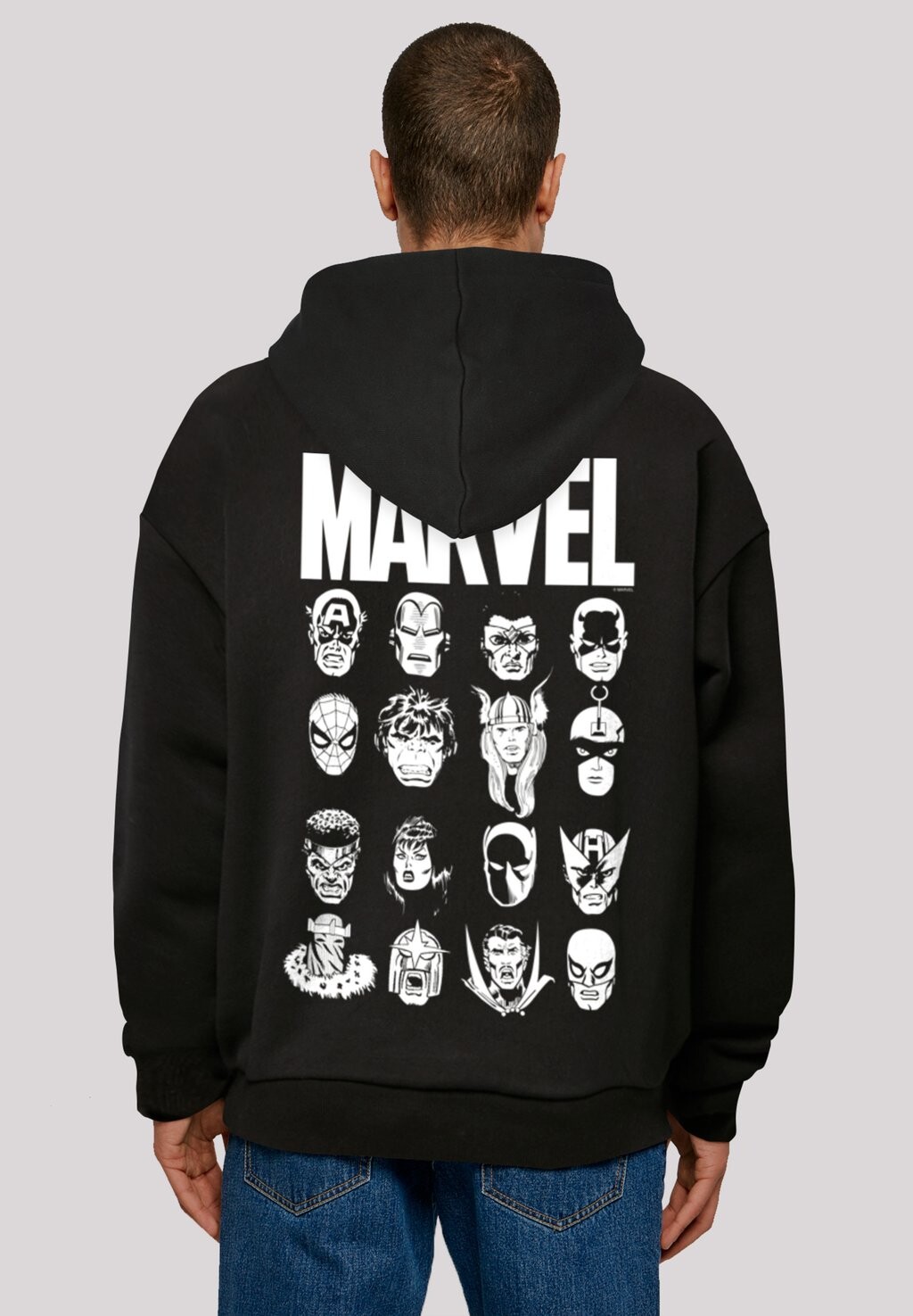 

Толстовка MARVEL COMICS SUPERHELDEN HEADS F4NT4STIC, цвет black