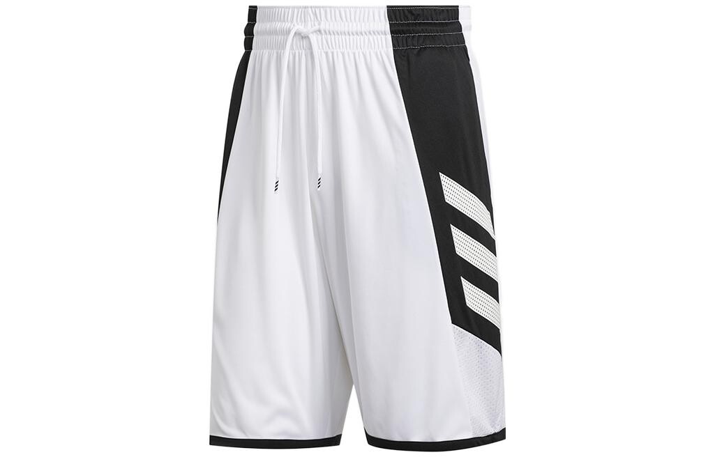 

Adidas Мужские баскетбольные шорты, Белый