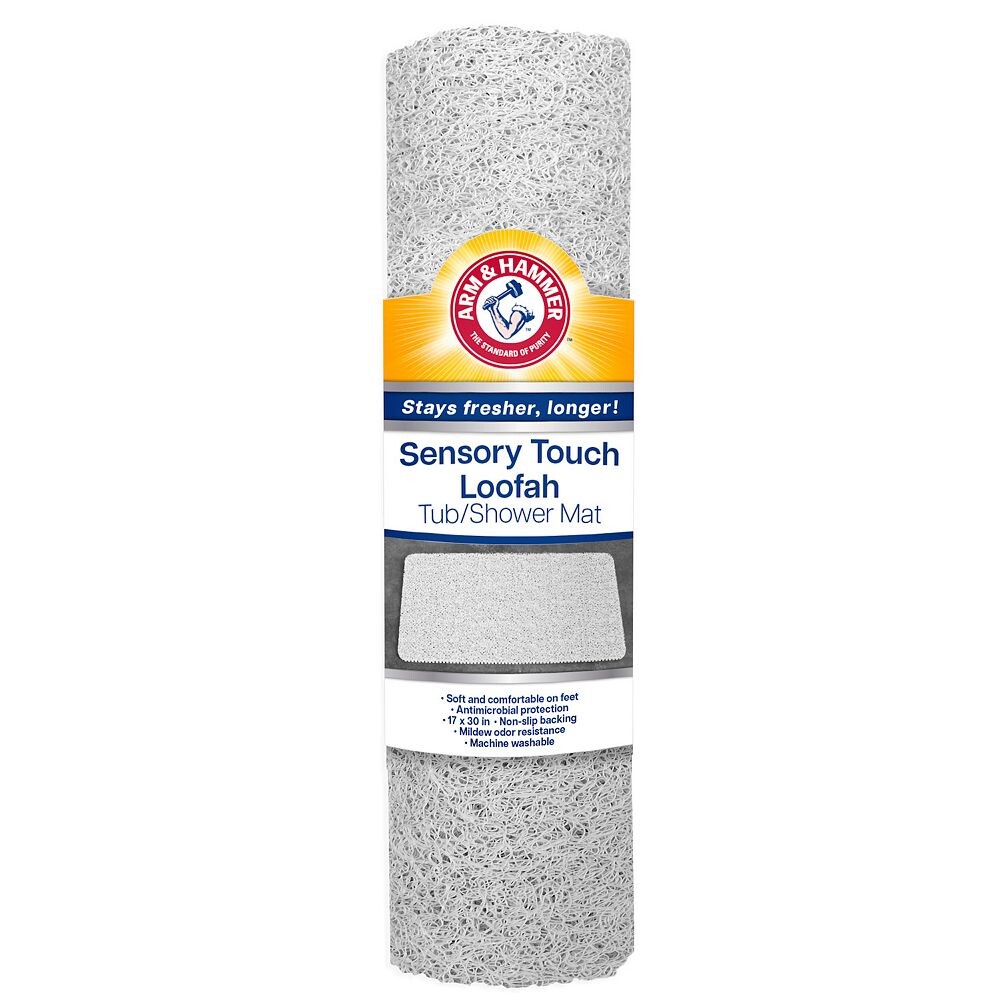 

Ванна с люфой / коврик для душа Arm & Hammer Sensory Touch, белый