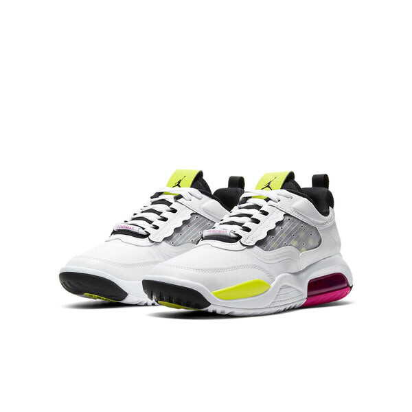 Кроссовки Air Jordan Air Max 200, белый/желтый/фиолетовый — фото 3