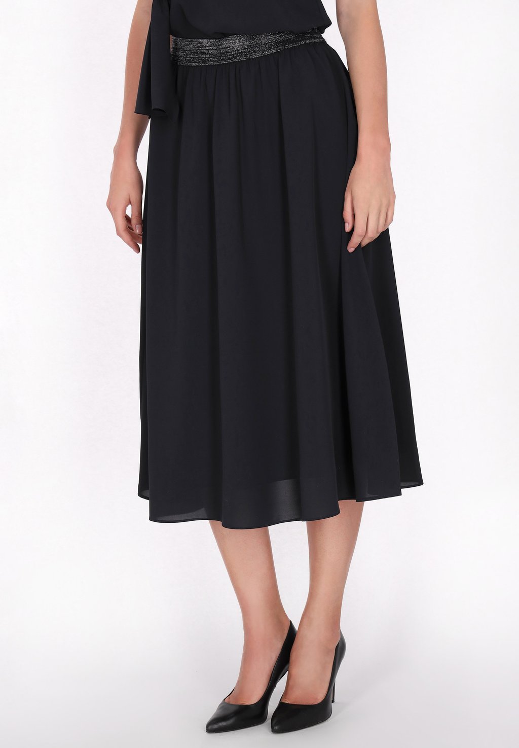 

Юбка А-силуэта Pleated skirt DreiMaster, темно-синий