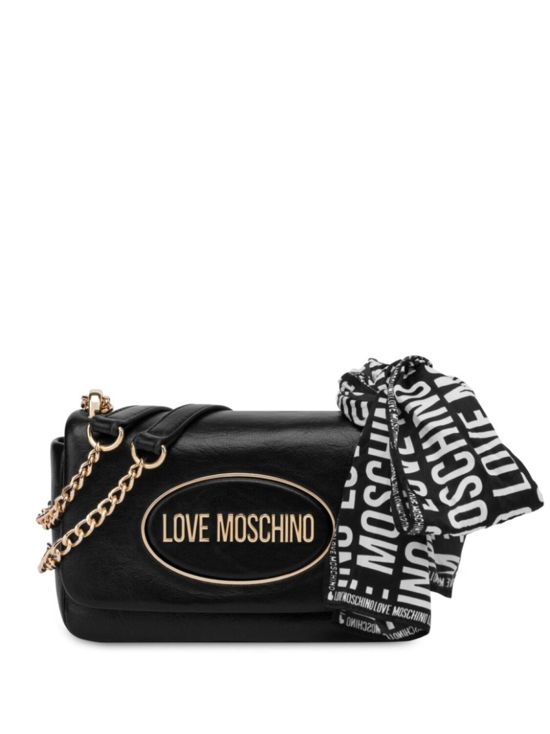 

Love Moschino сумка через плечо Scarf, черный