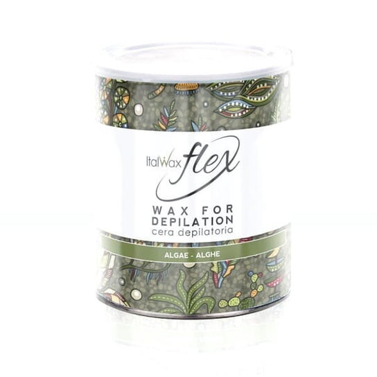 

Водоросли), высокопластичный, прозрачный воск для депиляции в банке 800 мл для депиляции больших участков волос ItalWax Flex Algae (