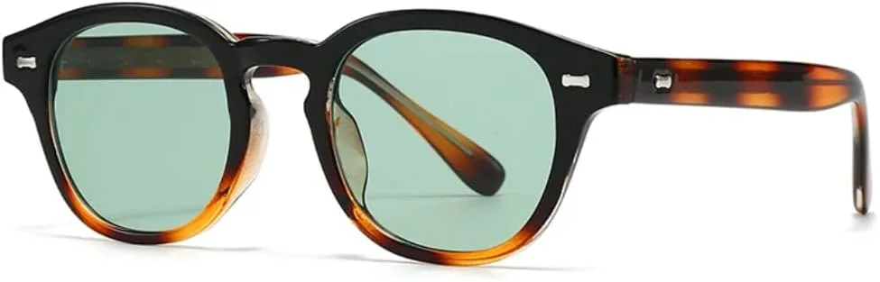 

Солнцезащитные очки с защитой UV400 | Круглая легкая оправа, цветные линзы | Для женщин и мужчин, для занятий спортом на открытом воздухе и вождения DSVIGF, Cyan