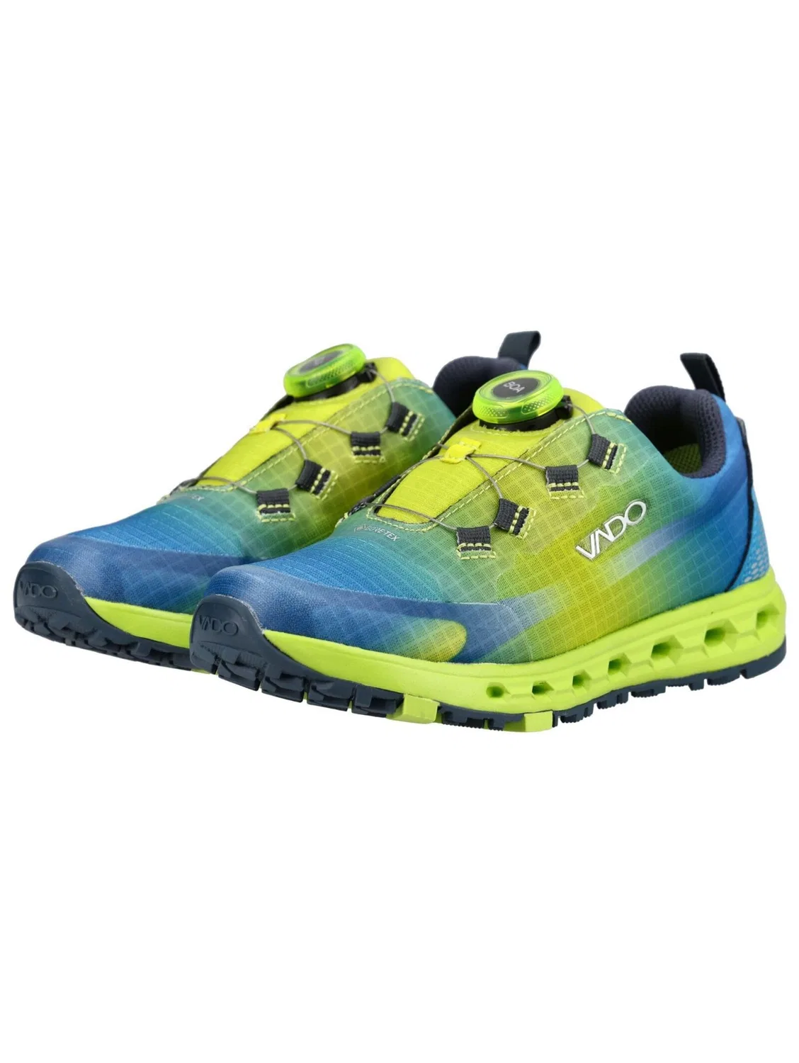 Кроссовки Vado, Blue/Lime — фото 4
