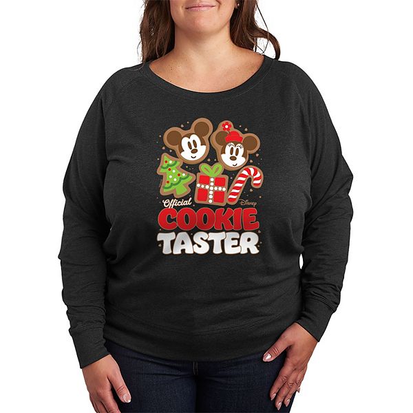 

Футболка с длинным рукавом Mickey & Minnie Mouse Plus Size Official Cookie Taster French Terry Disney, Charcoal Heather, Черный, Футболка с длинным рукавом Mickey & Minnie Mouse Plus Size Official Cookie Taster French Terry Disney, Charcoal Heather