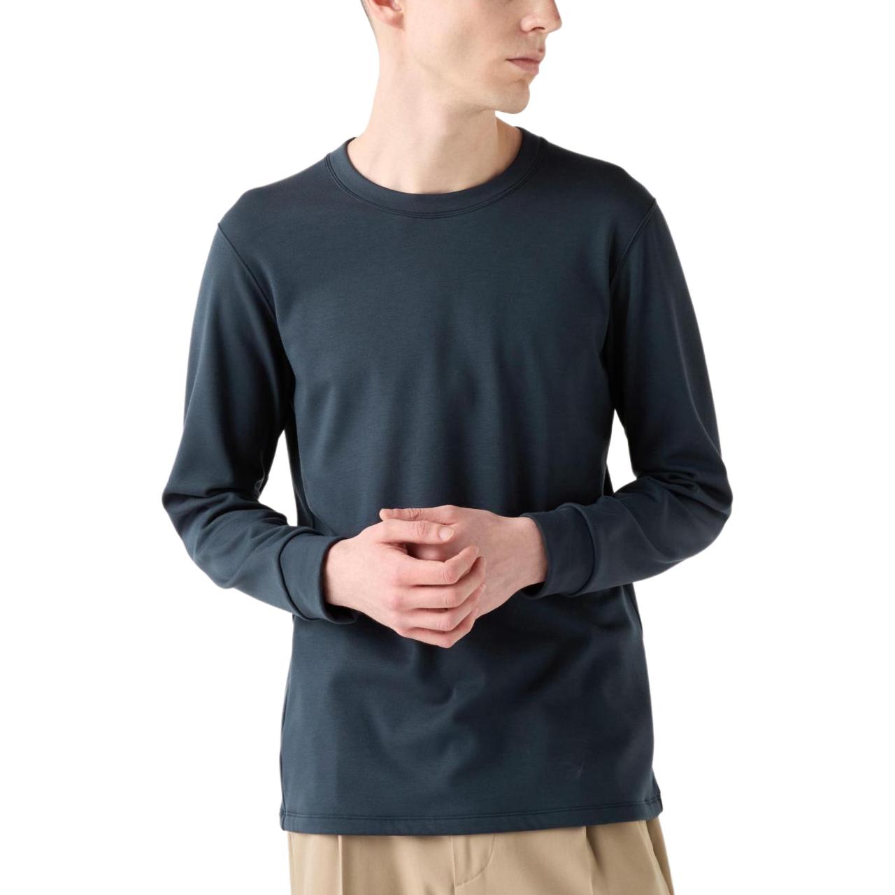 

UNIQLO Футболка мужская темно-синяя, Синий, UNIQLO Футболка мужская темно-синяя