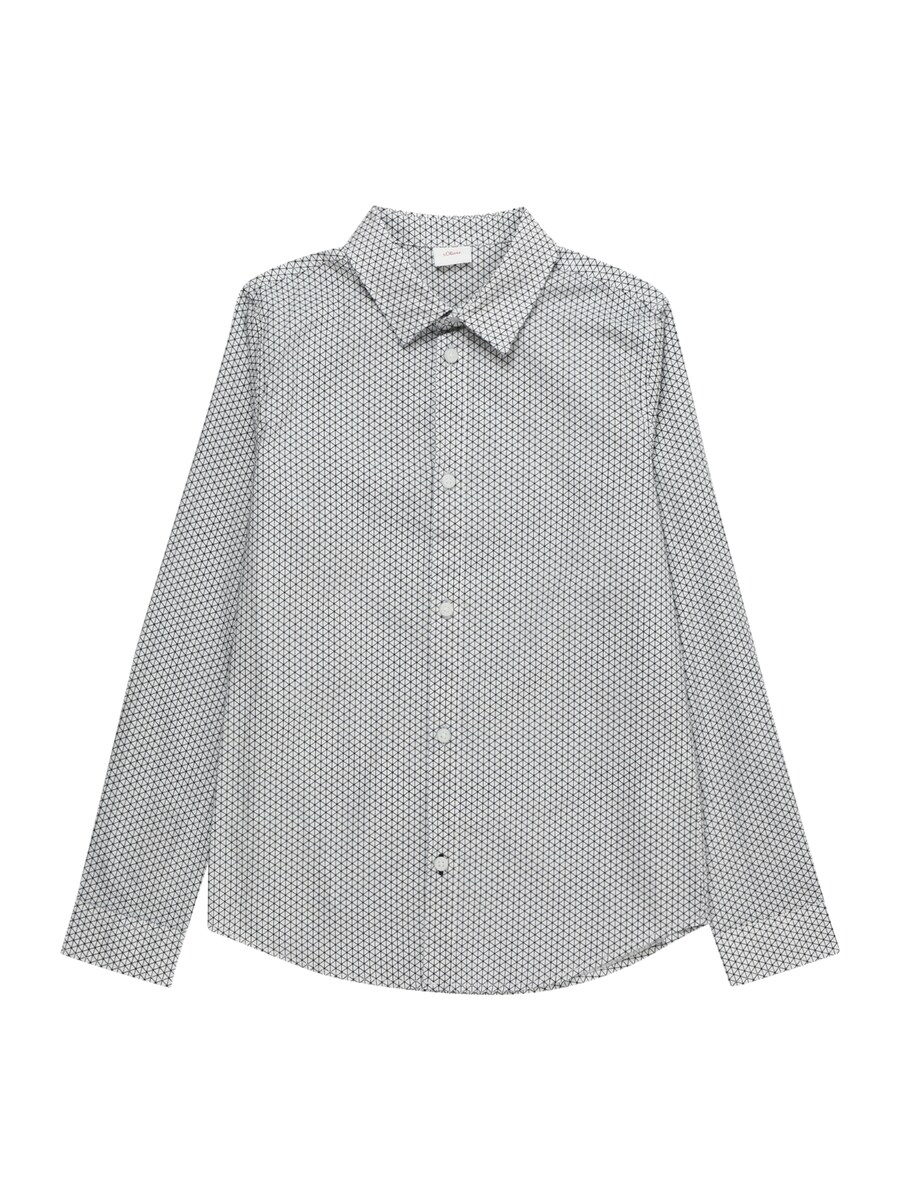 

Рубашка на пуговицах s.Oliver Regular fit Button Up Shirt, белый