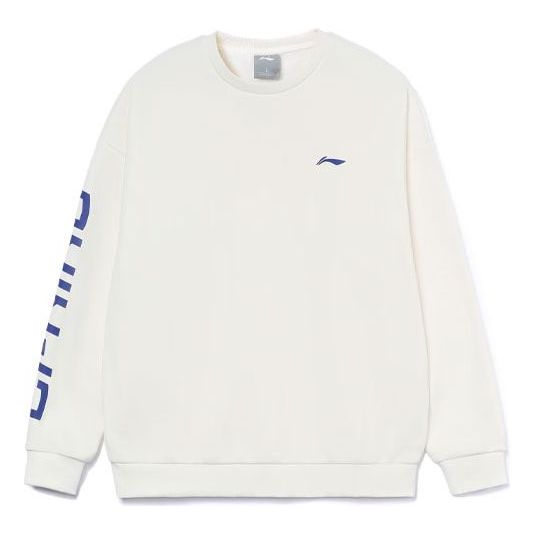 

Свитер Li-Ning Training Series Stay Warm Fleece Pullover 'White', белый