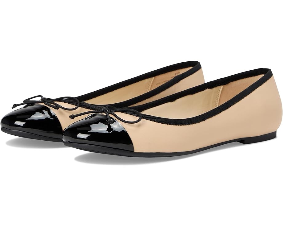 

Туфли на плоской подошве Nine West Prosep, цвет Light Natural Leather/Black Multi