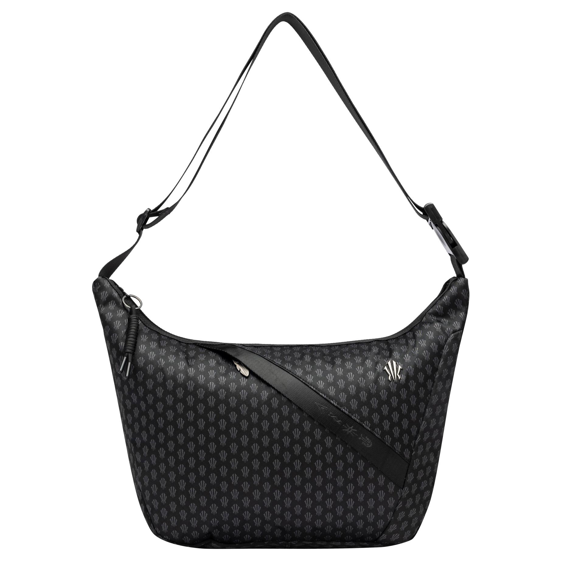 

ANTA Тканевая наплечная сумка унисекс базовая черная, Basic Black