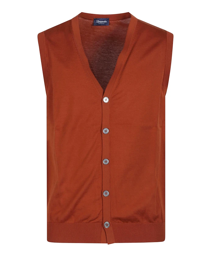 

Стильный жилет Drumohr, красный