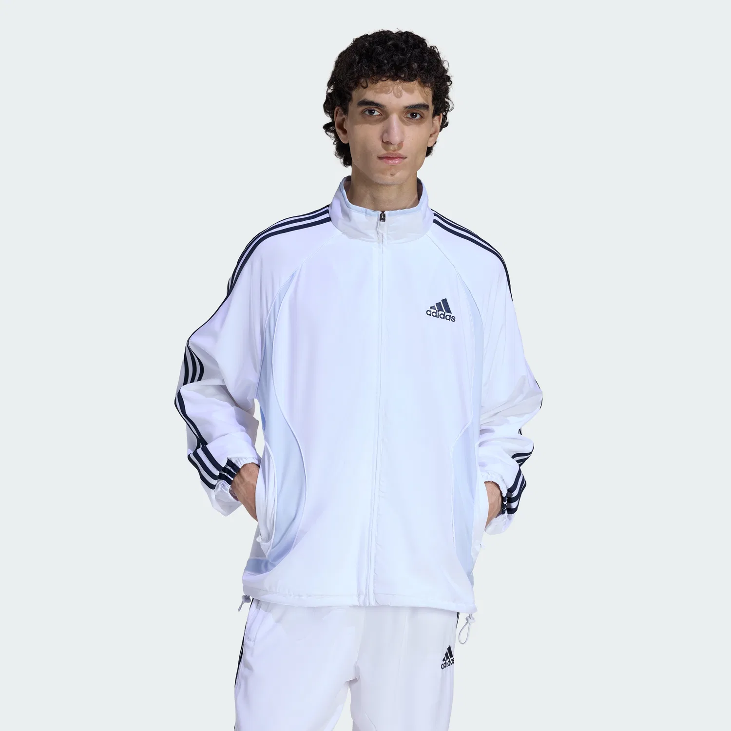 Мужская спортивная куртка Teamgeist Adicolor Track Top белая от Adidas