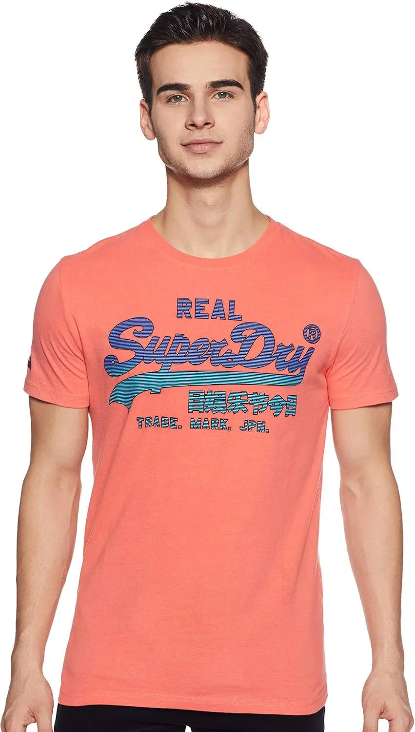 Мужские сандалии Superdry Lineman_Pool_Slide_MF3103ST с застежкой на кончиках пальцев, черный/оранжевый
