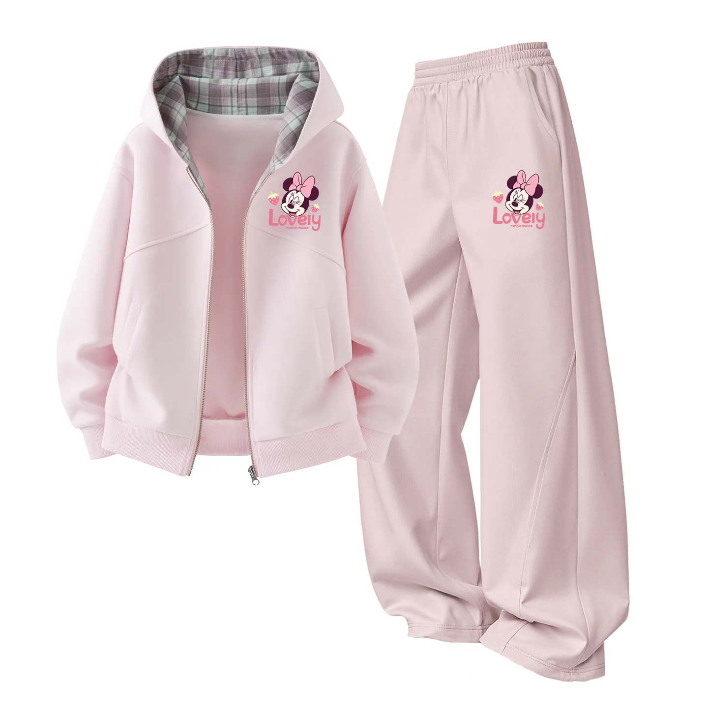 Детская повседневная спортивная толстовка Disney, Di Surprise K Cherry Blossom Pink+Di Surprise K Lotus Pink — фото 4