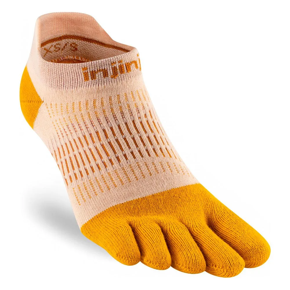 

Носки Injinji Run Lightweight no show, золотой