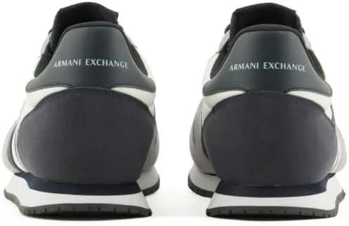 Мужские кроссовки Armani Exchange Rio Essential с боковым логотипом, белый — фото 3