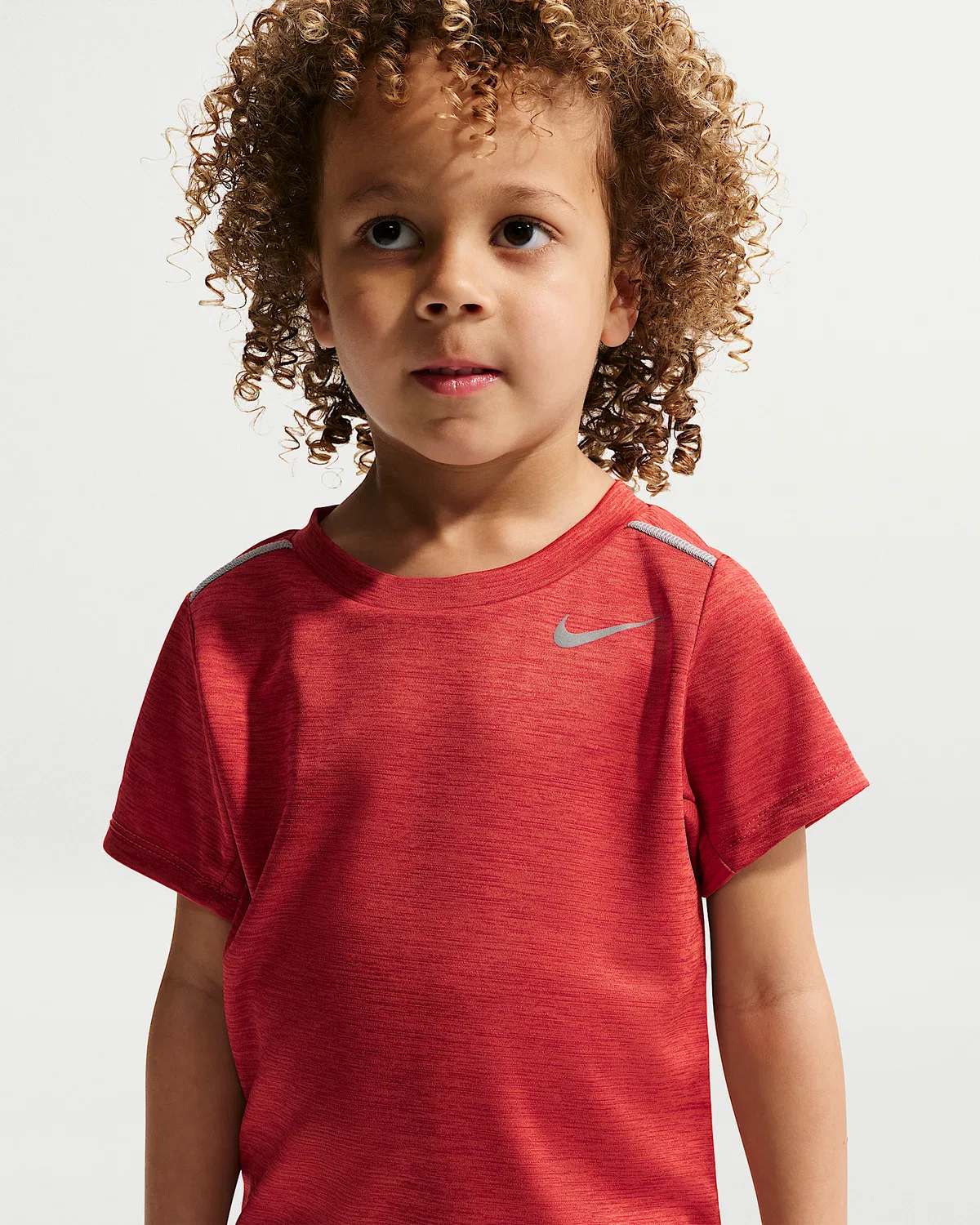 Детский комплект Dri-FIT Miler топ и шорты Nike, Light Crimson — фото 2