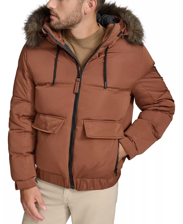

Мужская утепленная куртка Lithgow Marc New York, золотой