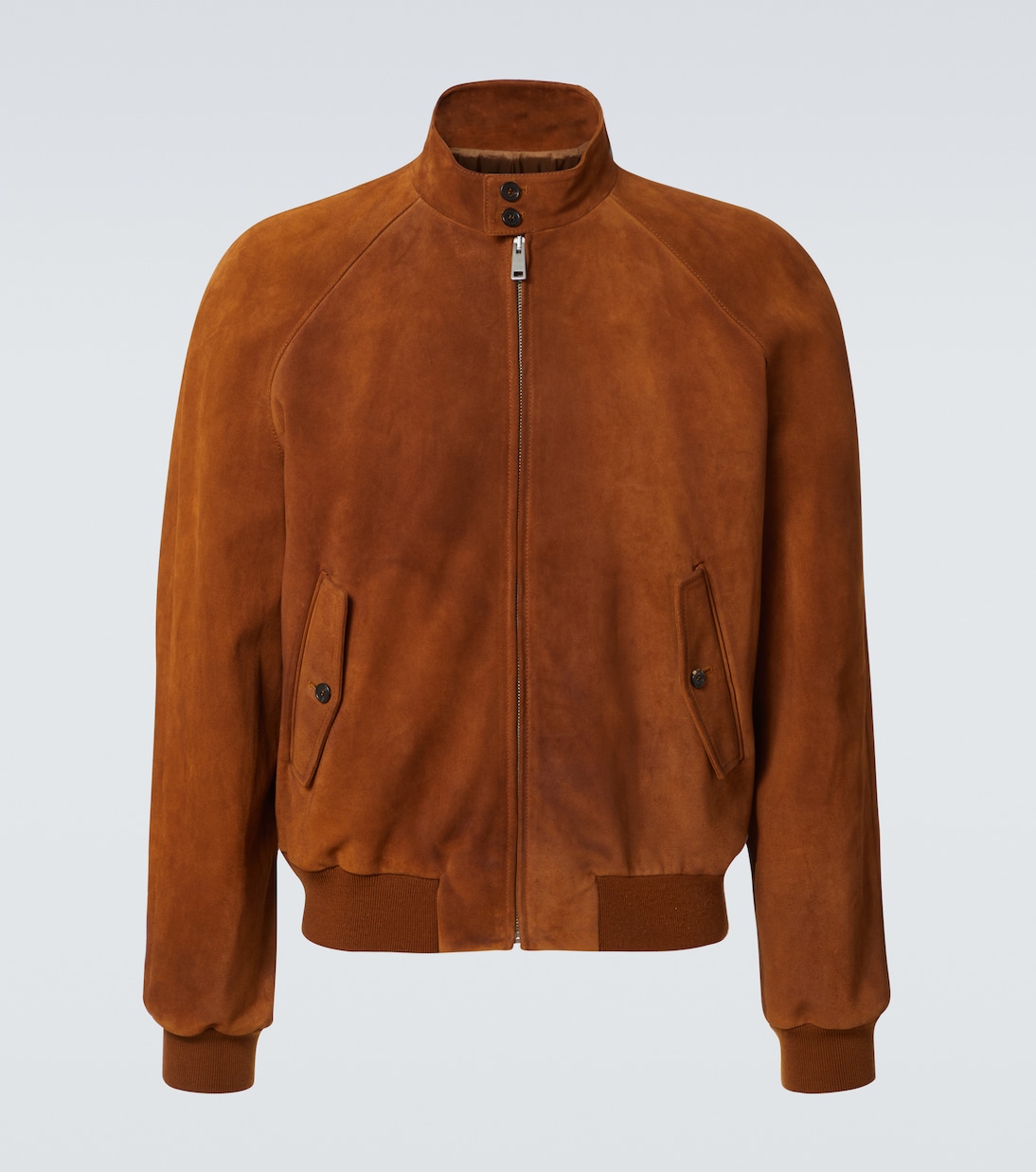 

Замшевая куртка-бомбер Prada, Caramel