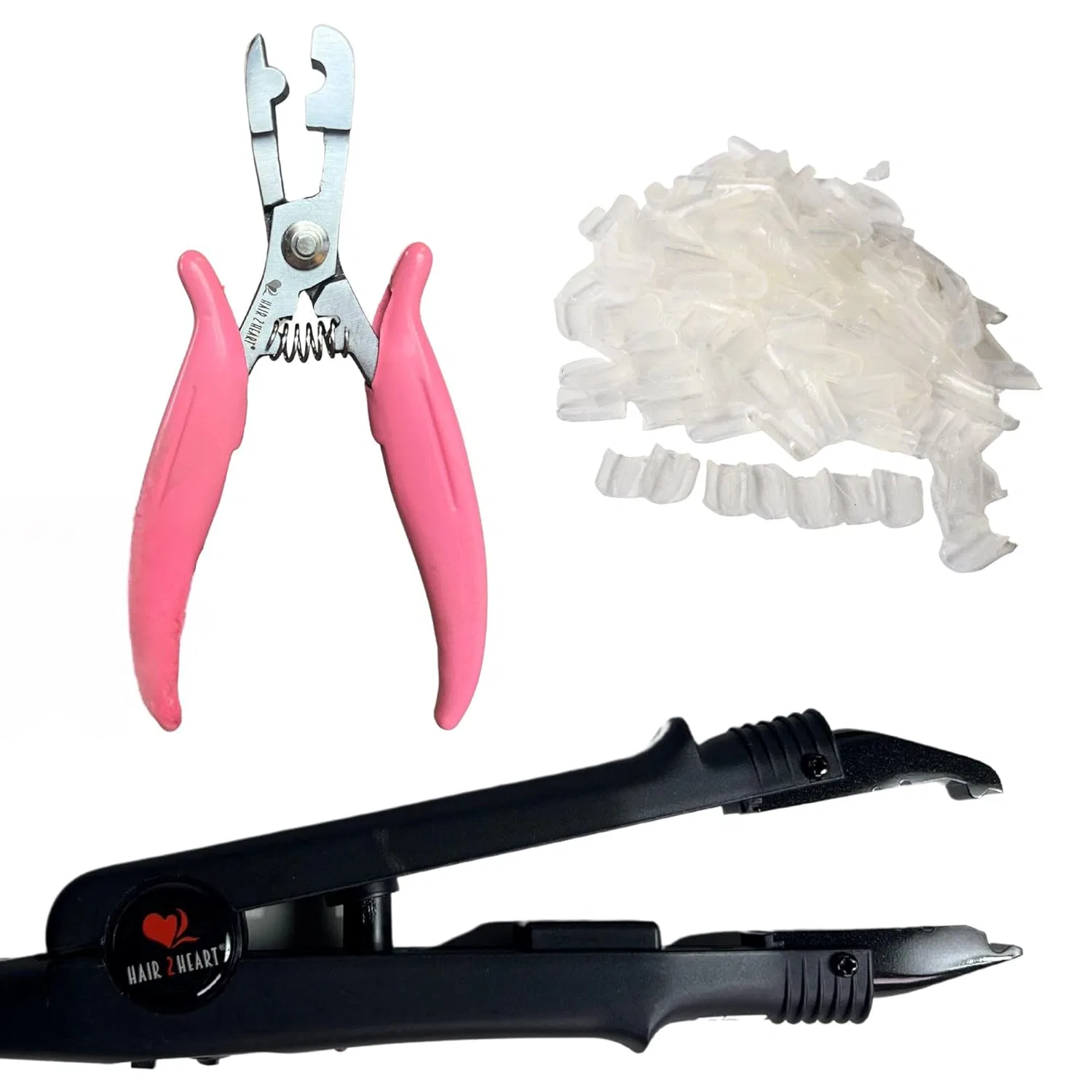 Профессиональный набор для наращивания волос hair2heart Rebonding Set Hair2Heart