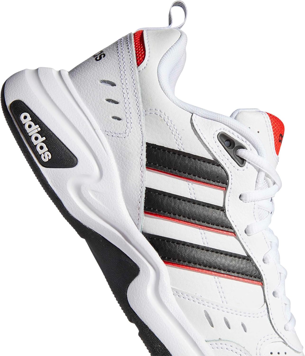 Мужские кроссовки Adidas Strutter с широким облеганием для классического повседневного стиля, белый — фото 4