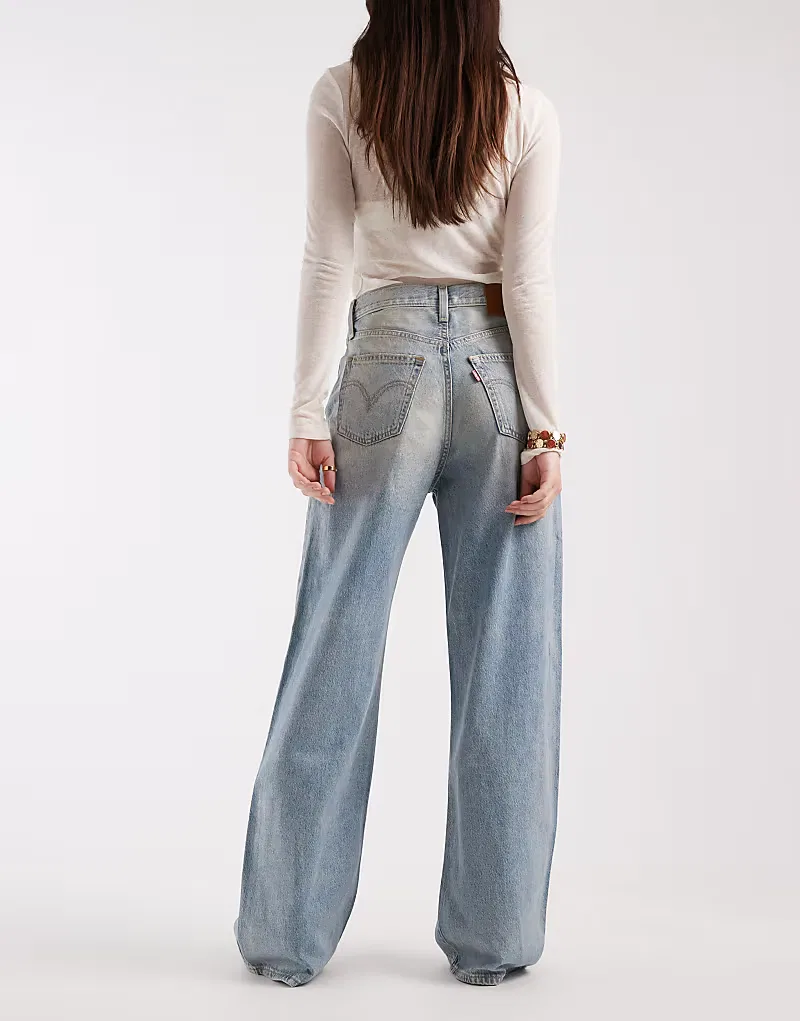Джинсы Levis с широкими штанинами Levi's, синий — фото 2