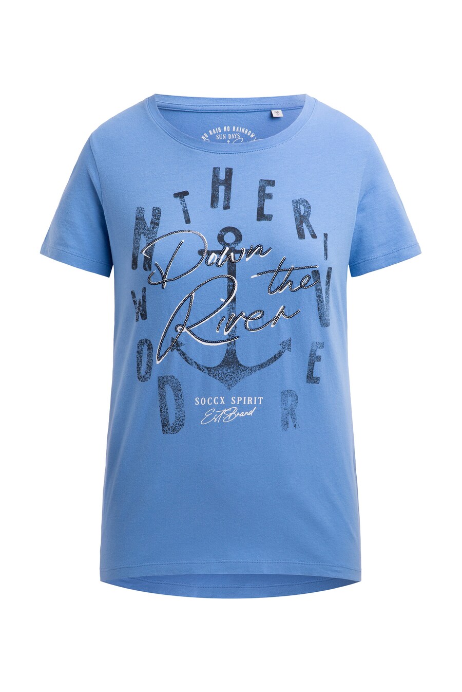 

Рубашка Soccx, синий/темно-синий