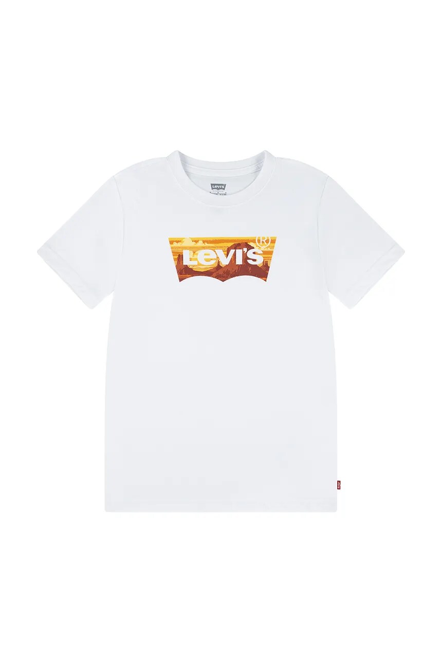 

Детская футболка GOLDEN GLOW BATWING TEE Levi'S, белый