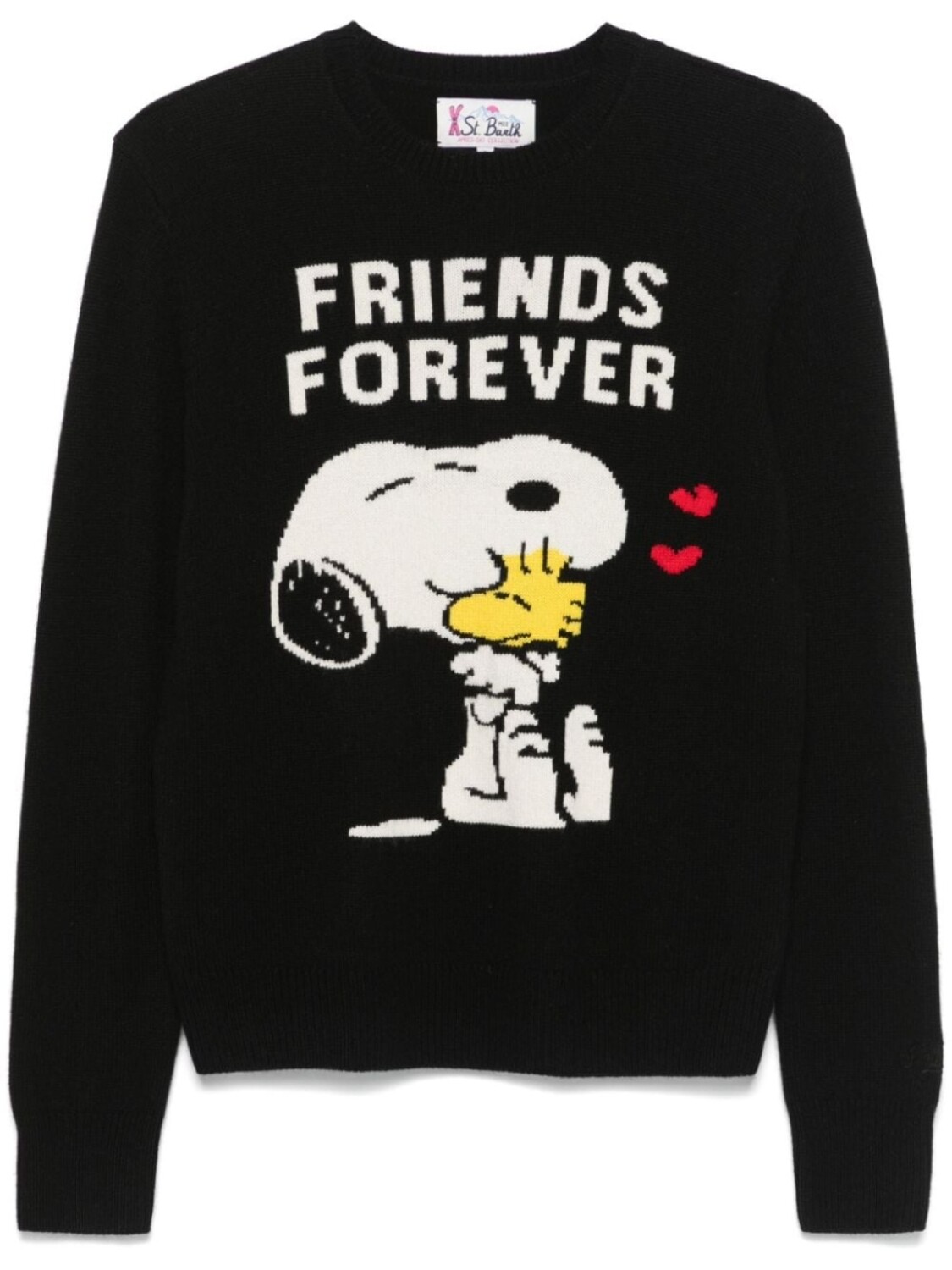 

MC2 Saint Barth x Peanuts Новый свитер Queen, черный
