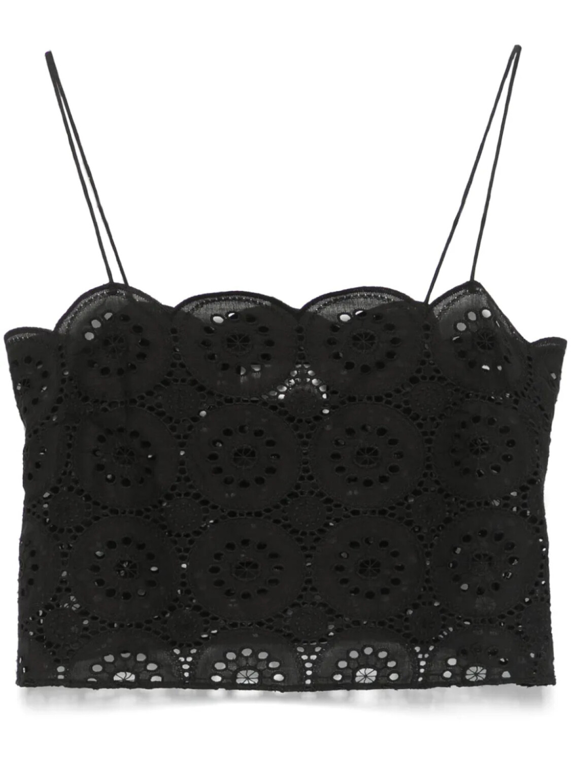 

Укороченный топ Matteau Broderie, черный