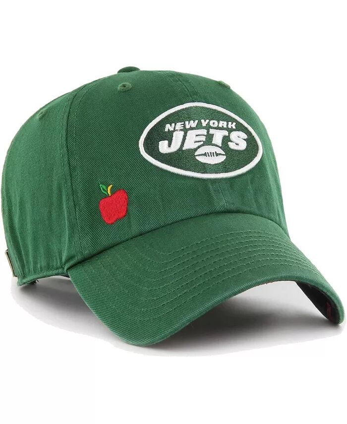 

Женская зеленая регулируемая кепка New York Jets Confetti Icon Clean Up '47 Brand, зеленый