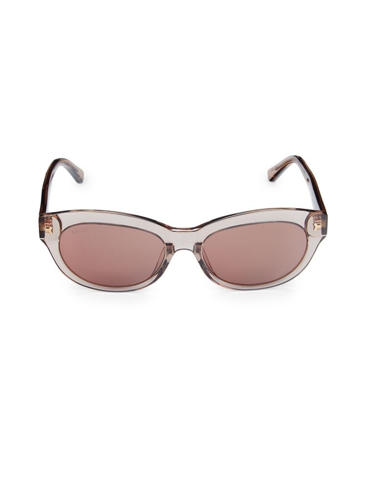 

Овальные солнцезащитные очки 54MM Bally, цвет Light Brown