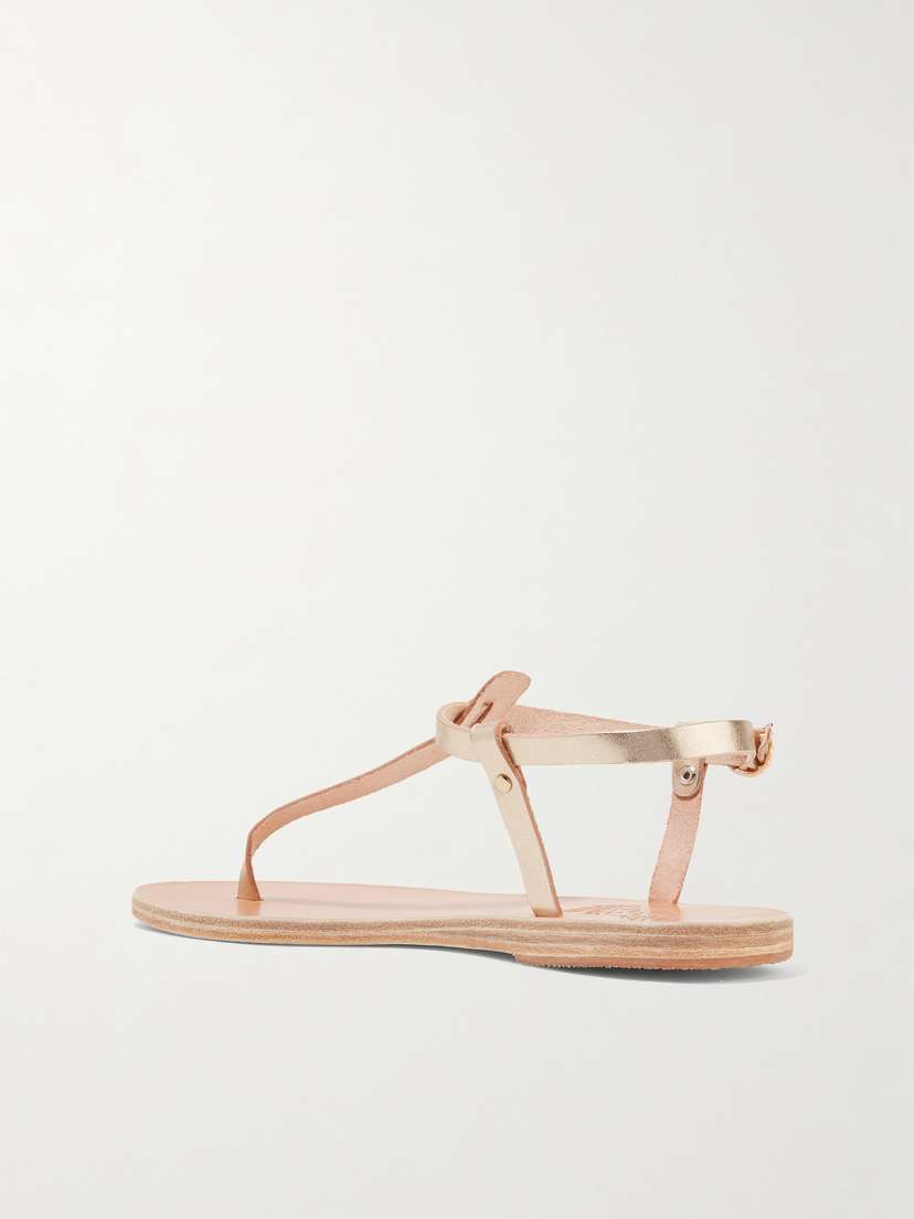 Сандалии Lito из металлизированной кожи Ancient Greek Sandals, золотой — фото 3