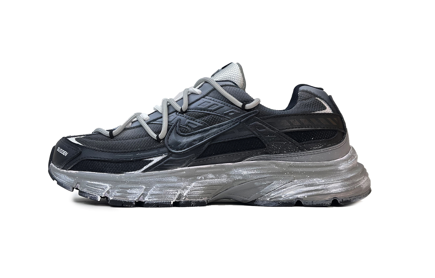 

Кроссовки Initiator Slip Resistant Abrasion Resistant Low top Casual City Commute Running Shoes Unisex Nike, серый