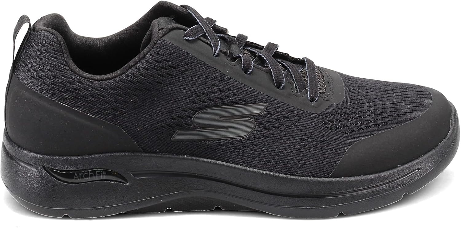 Мужские кроссовки для ходьбы Skechers Gowalk с поддержкой свода стопы, черный — фото 4