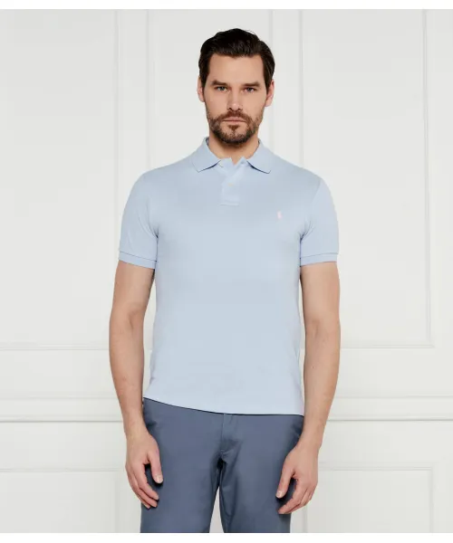 

Футболка поло Slim fit Polo Ralph Lauren, синий
