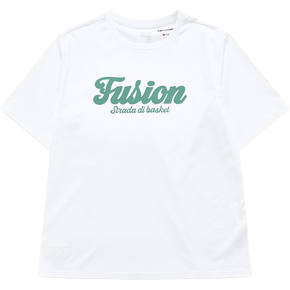 

Футболка с QR-кодом мужская стандартная белая FILA FUSION