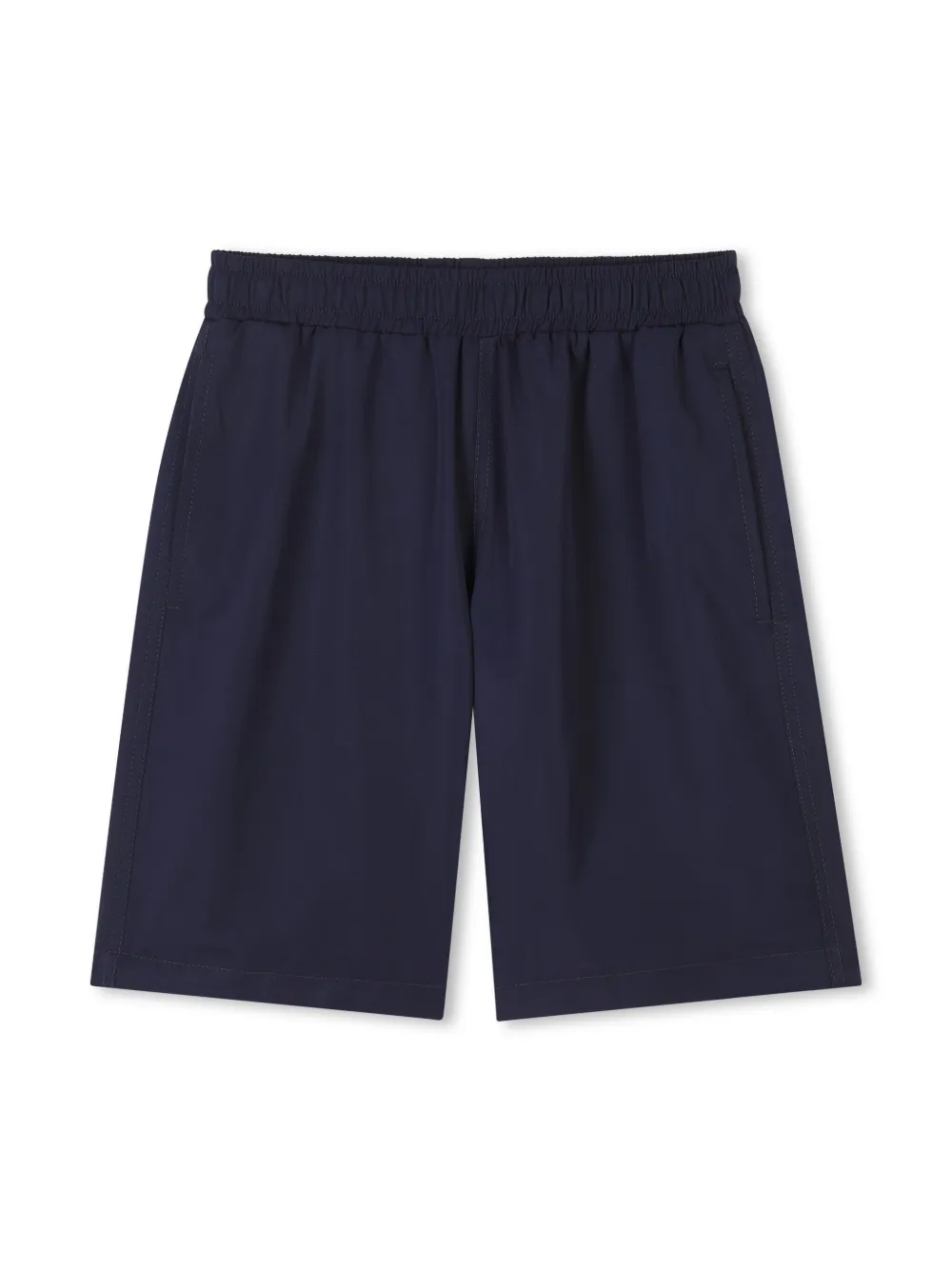 

Шорты-бермуды с вышитым логотипом Kenzo Kids, синий
