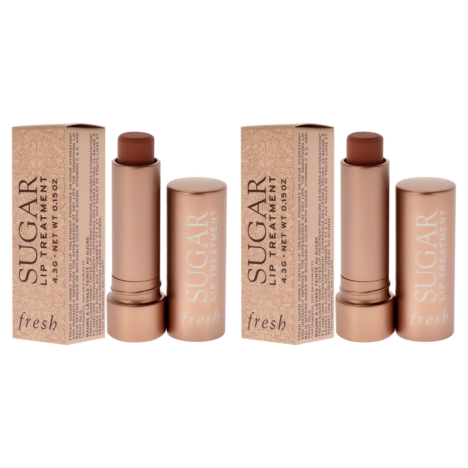 Бальзам для губ Sugar Lip Treatment - Honey от Fresh for Women - 0,15 унции - упаковка из 2 штук,1 Oz — фото 4
