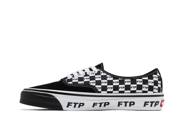 Кроссовки FTP x Authentic 44 'Checkerboard', черный — фото 3