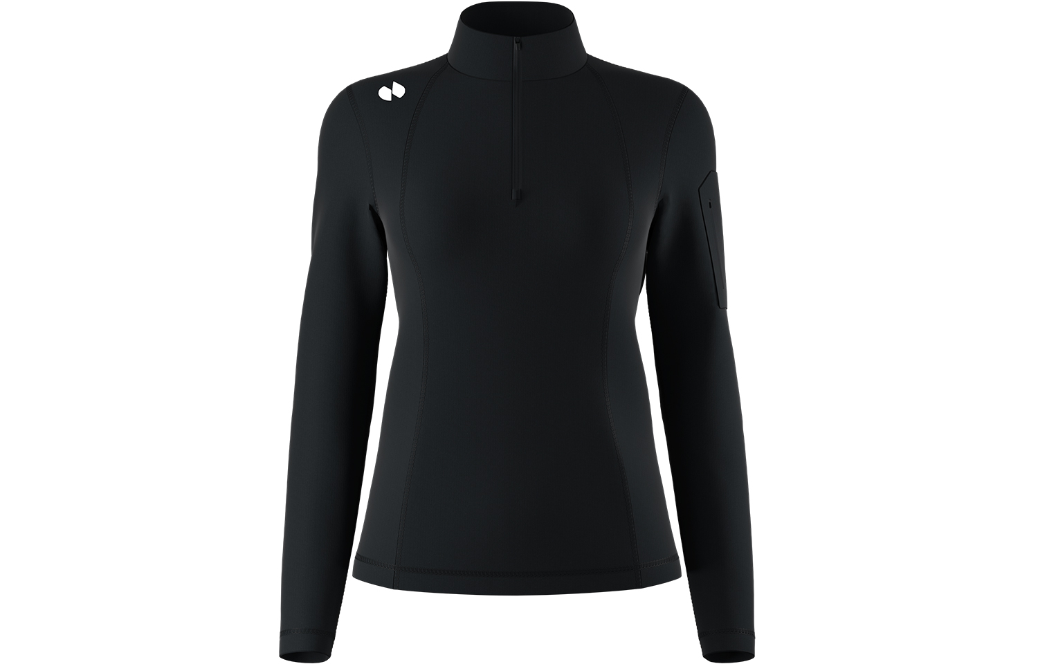 

Женская футболка с длинными рукавами HOTSUIT, черный