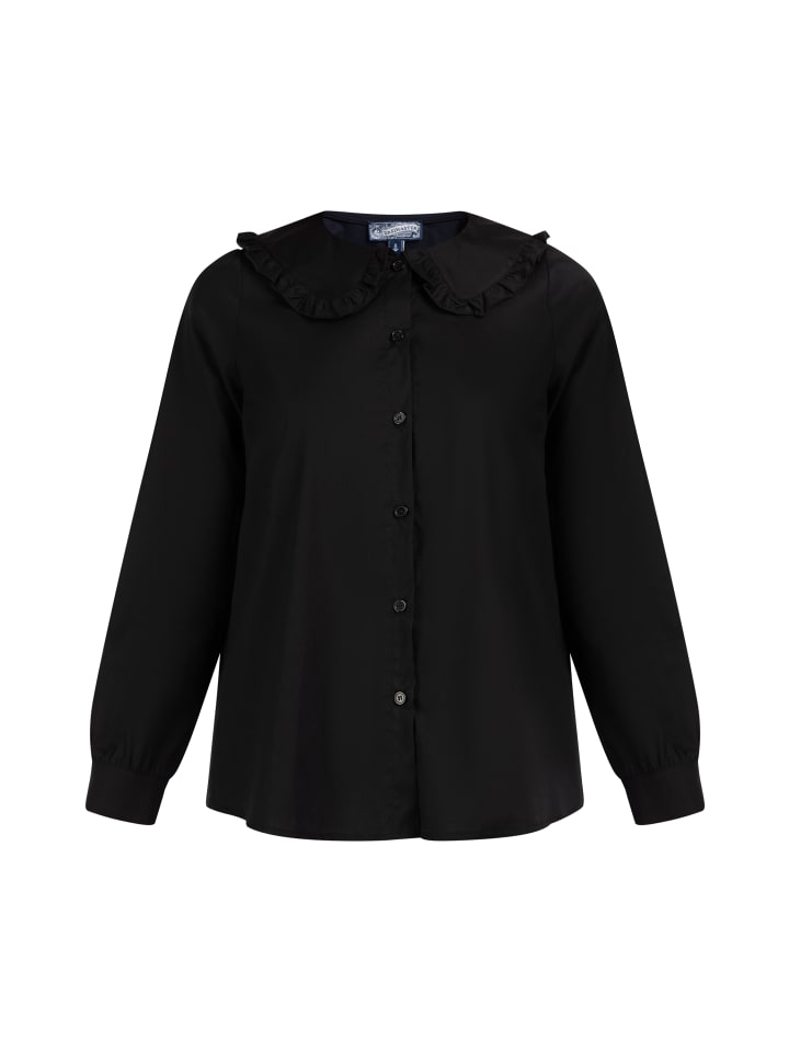 

Женская блузка черного цвета DreiMaster Vintage