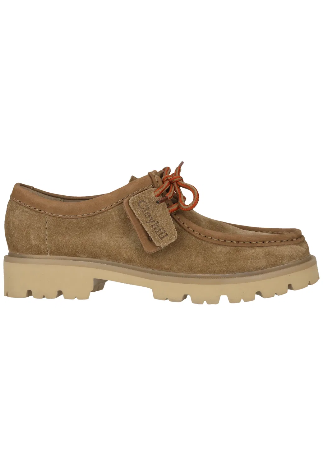 Снуршу Cleyhill Seam Clarks, 5232 Dark Sand Suede — фото 4