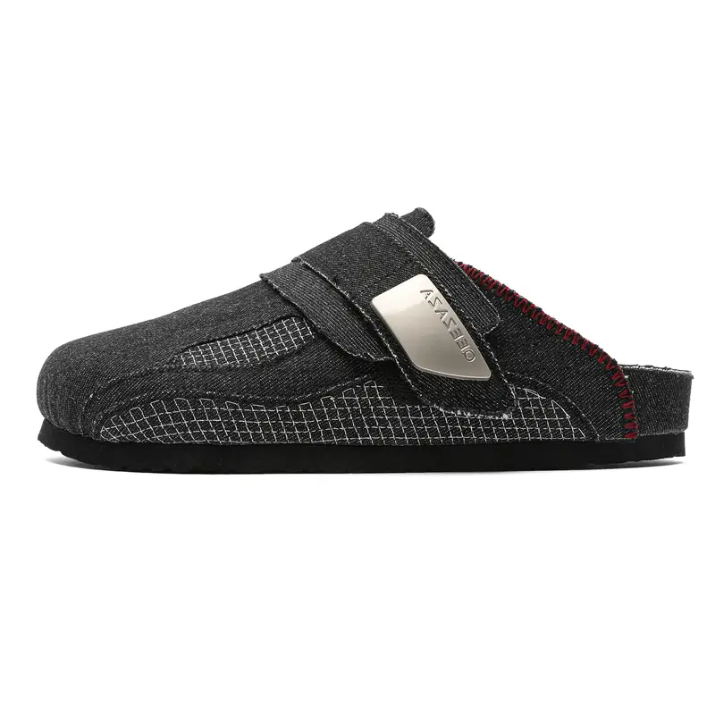 

MOMGOG Закрытые тапочки унисекс Цемент Блэк, цвет Cement Black